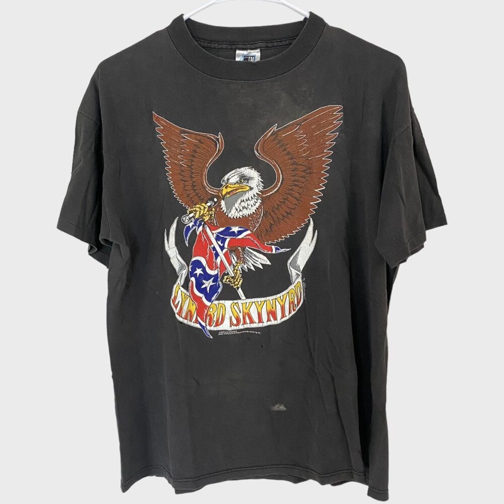 Vintage 1994 Lynyrd Skynyrd Endangered Species Tour Rock N Roll Band Shirt Mens